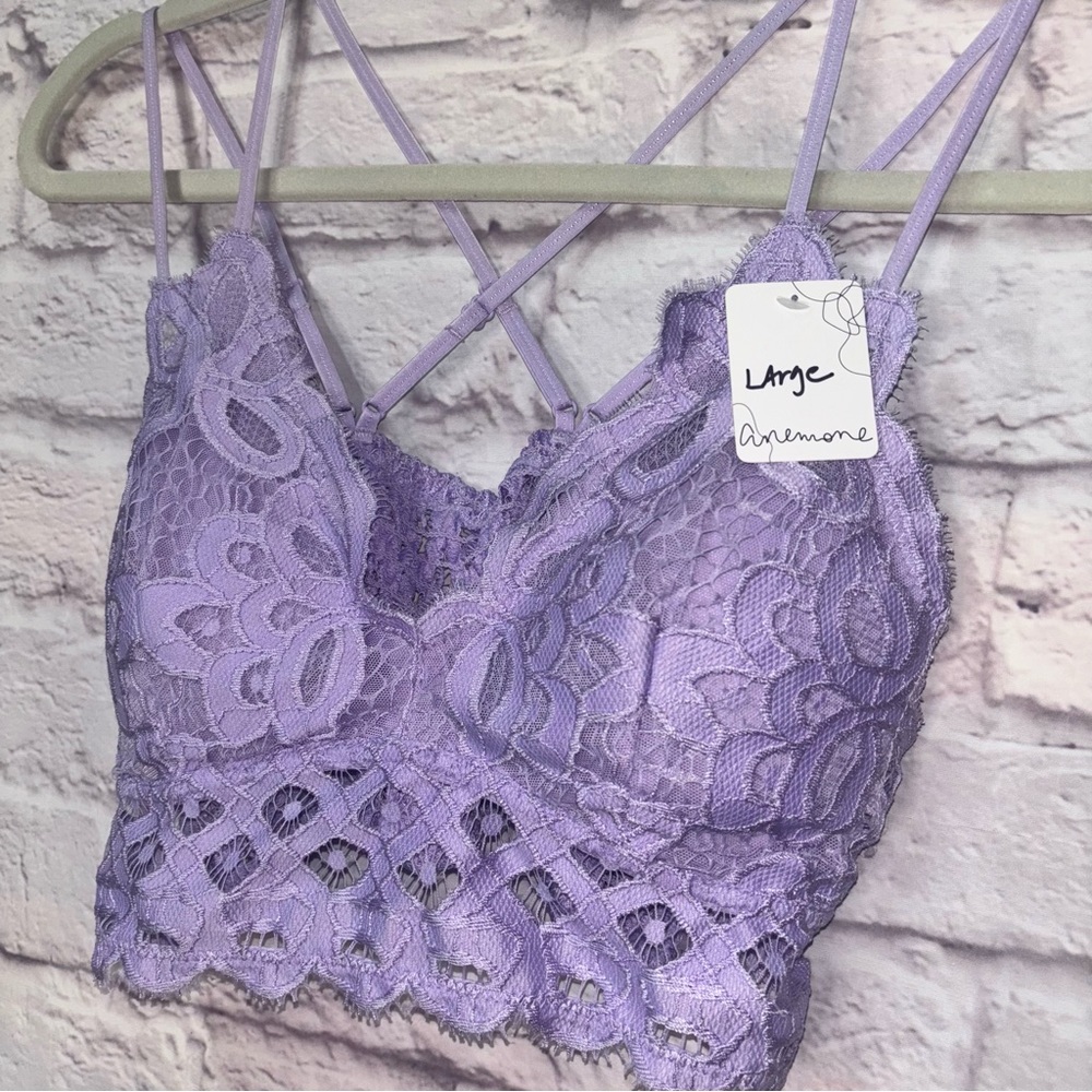 Lavender Lace Bralette - Picture 4 of 11